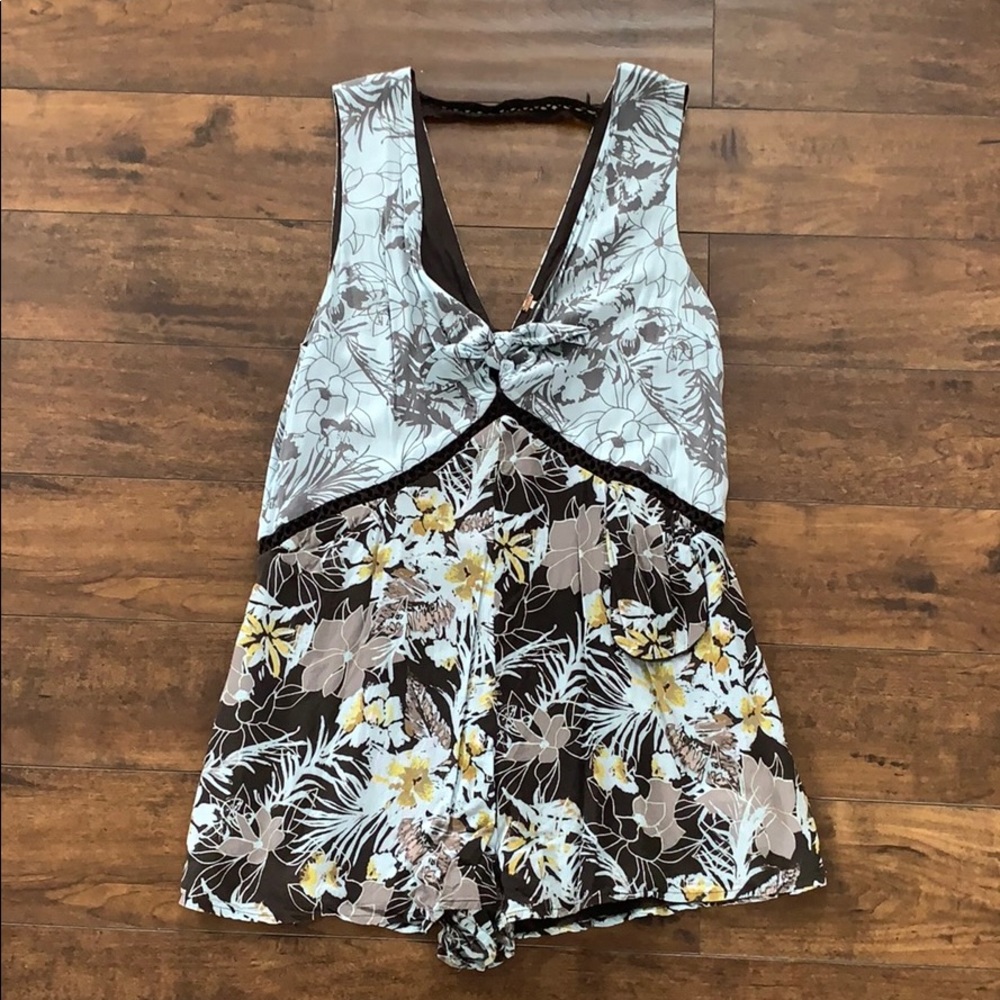 Free People floral romper